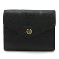Louis Vuitton Monogram Empreinte Black Noir Monogram Empreinte Wallet (Tri-Fold) (Pre-Owned)