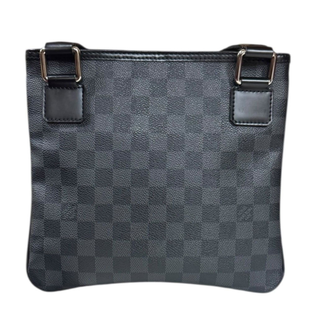 Louis Vuitton Black Grape Damier Graphite Shoulder Bag (Pre-Owned)