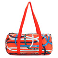 Hermes Multi-Color Orange Silk Leather Shoulder Bag (Pre-Owned)