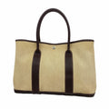 Hermes Brown Toile Officier Tote Bag (Pre-Owned)