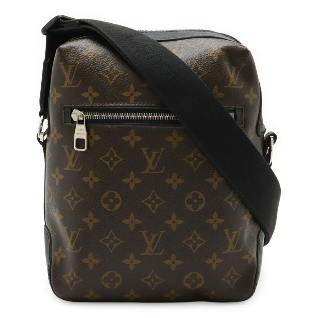 Louis Vuitton Monogram Black Brown Monogram Leather Shoulder Bag (Pre-Owned)