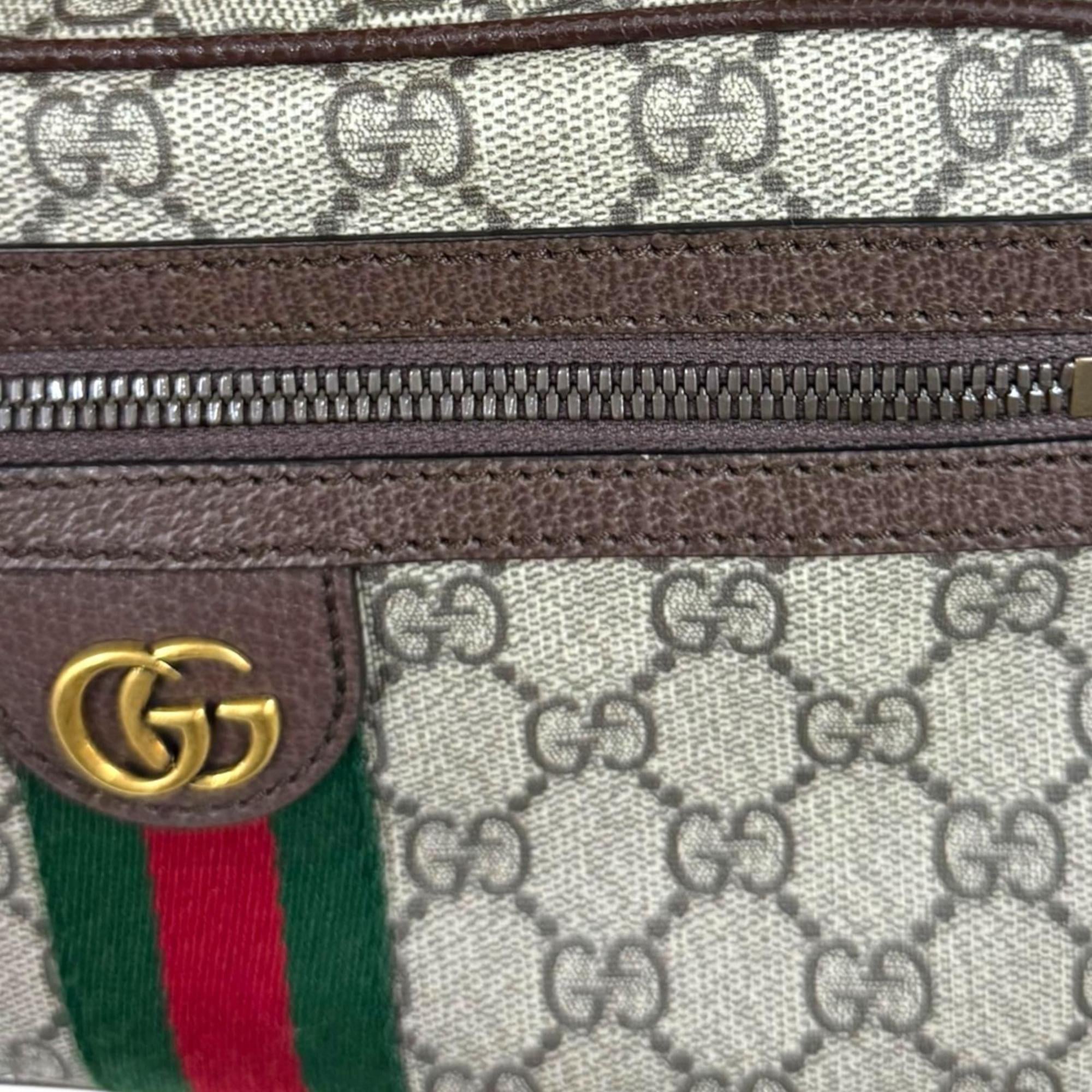 Gucci Beige Gg Supreme Sling Bag (Pre-Owned)
