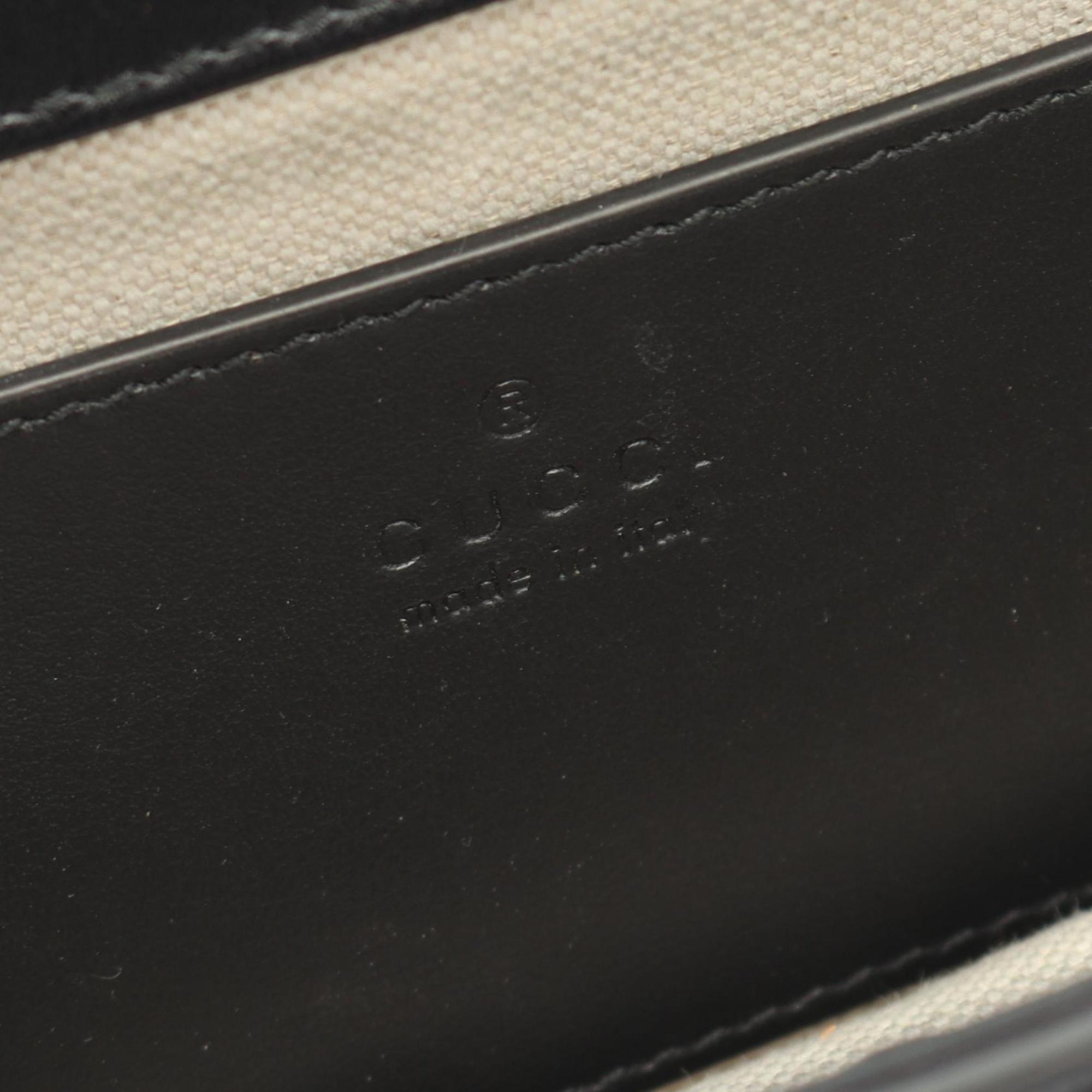 Gucci Black Leather Shoulder Bag (Pre-Owned)