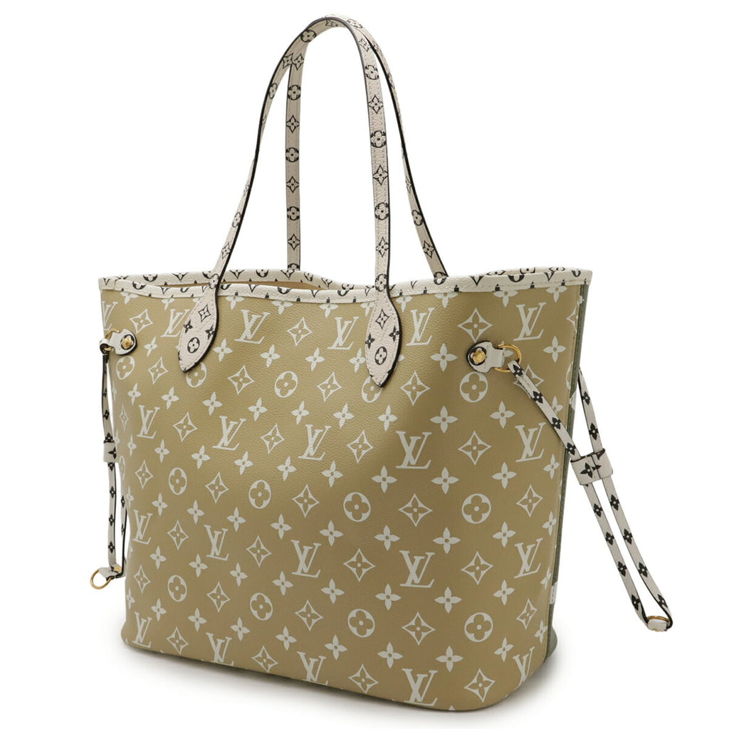 Louis Vuitton Monogram Beige Khaki Monogram Shoulder Bag Tote Bag (Pre-Owned)