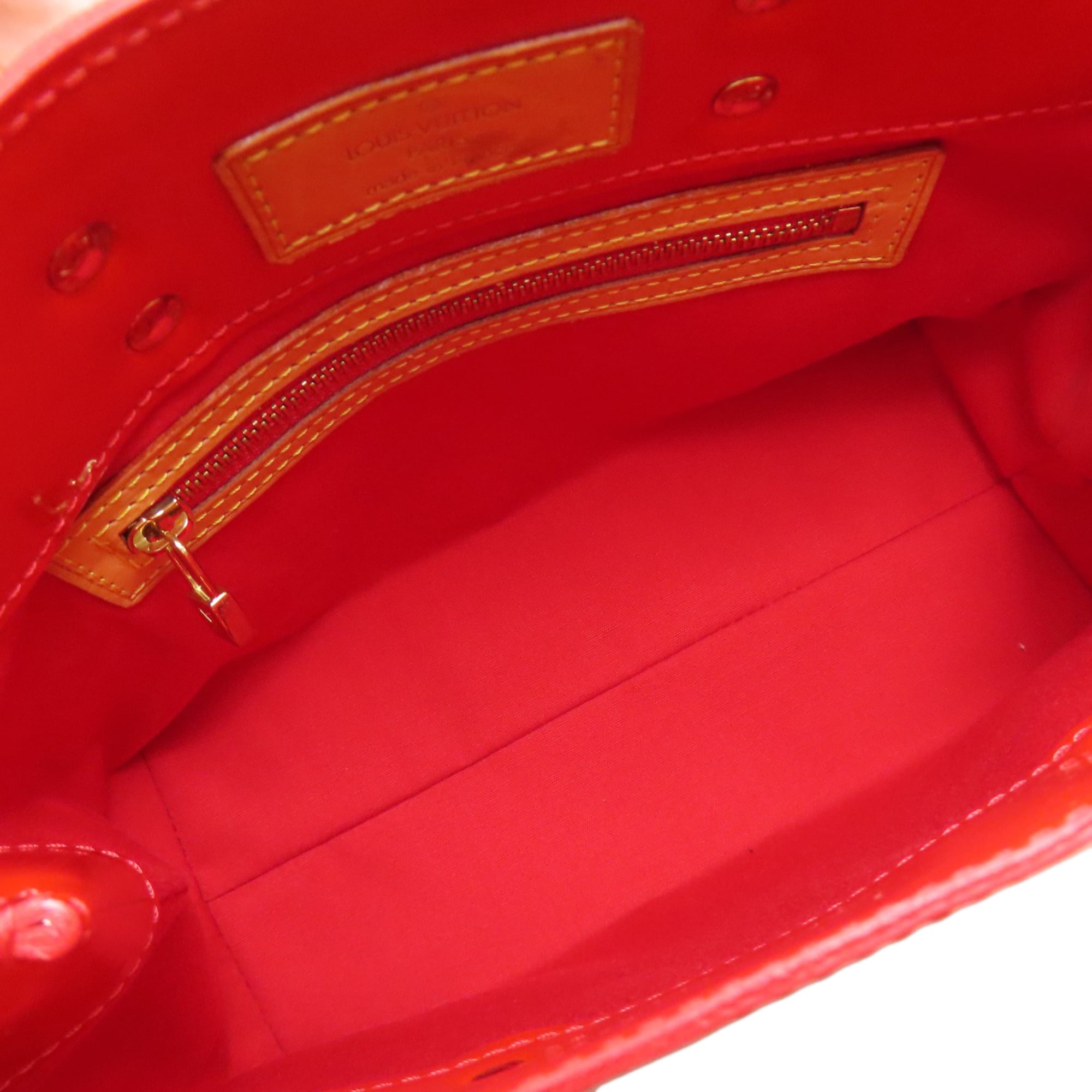 Louis Vuitton Rouge Vernis Handbag (Pre-Owned)