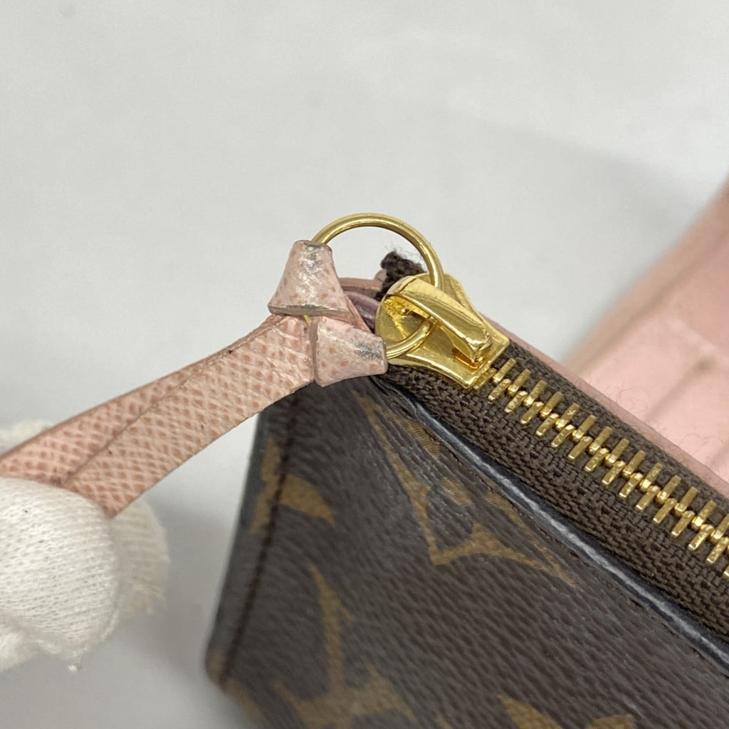 Louis Vuitton Brown Rose Ballerine Wallet (Tri-Fold) (Pre-Owned)