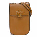 Tory Burch Brown Leather Pochette Shoulder Bag (Pre-Owned)