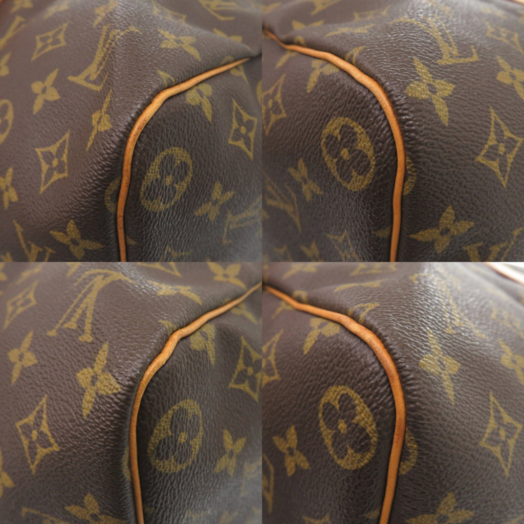 Louis Vuitton Brown Monogram Canvas Boston Bag (Pre-Owned)