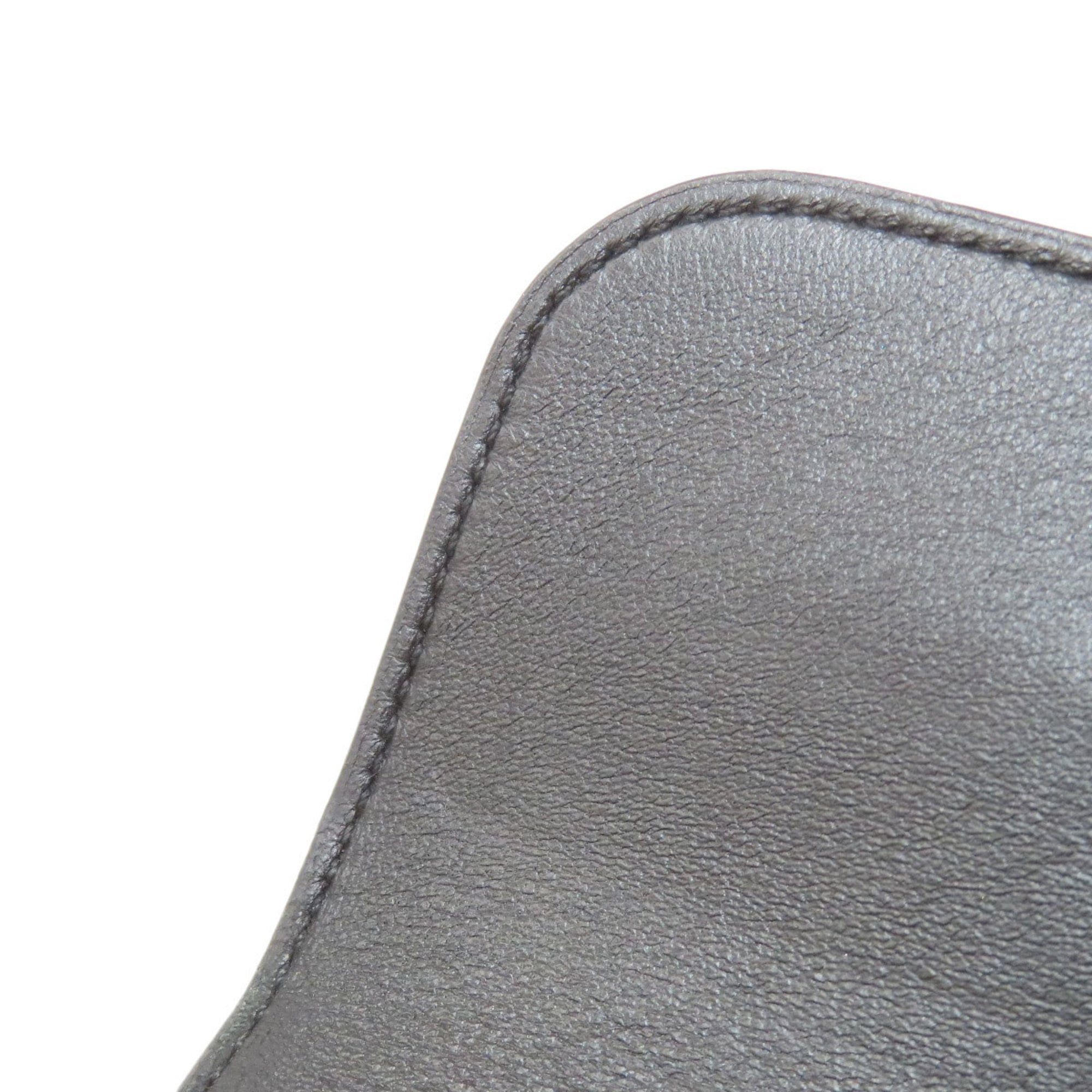 Hermes Black Epsom Leather Coin Purse/Coin Case (Pre-Owned)