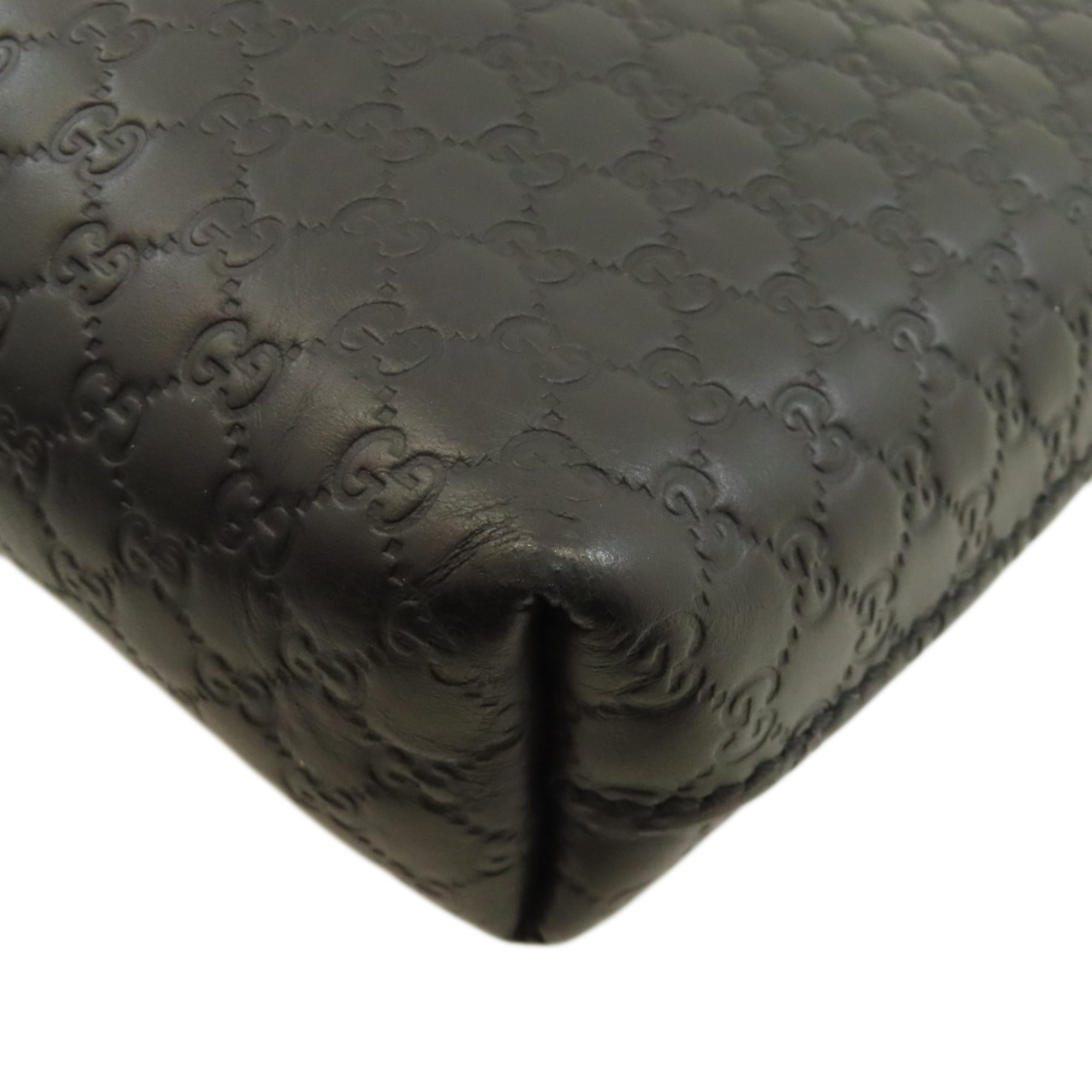 Gucci Black Leather Shoulder Bag (Pre-Owned)