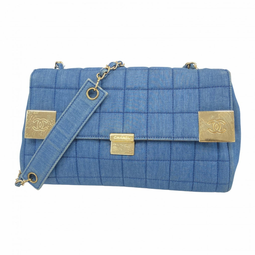 Chanel Blue Denim Shoulder Bag (Pre-Owned)