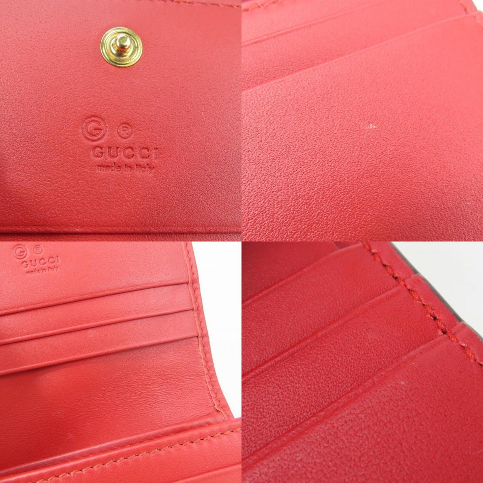 Gucci Beige Blue Gg Supreme Canvas Wallet (Bi-Fold) (Pre-Owned)