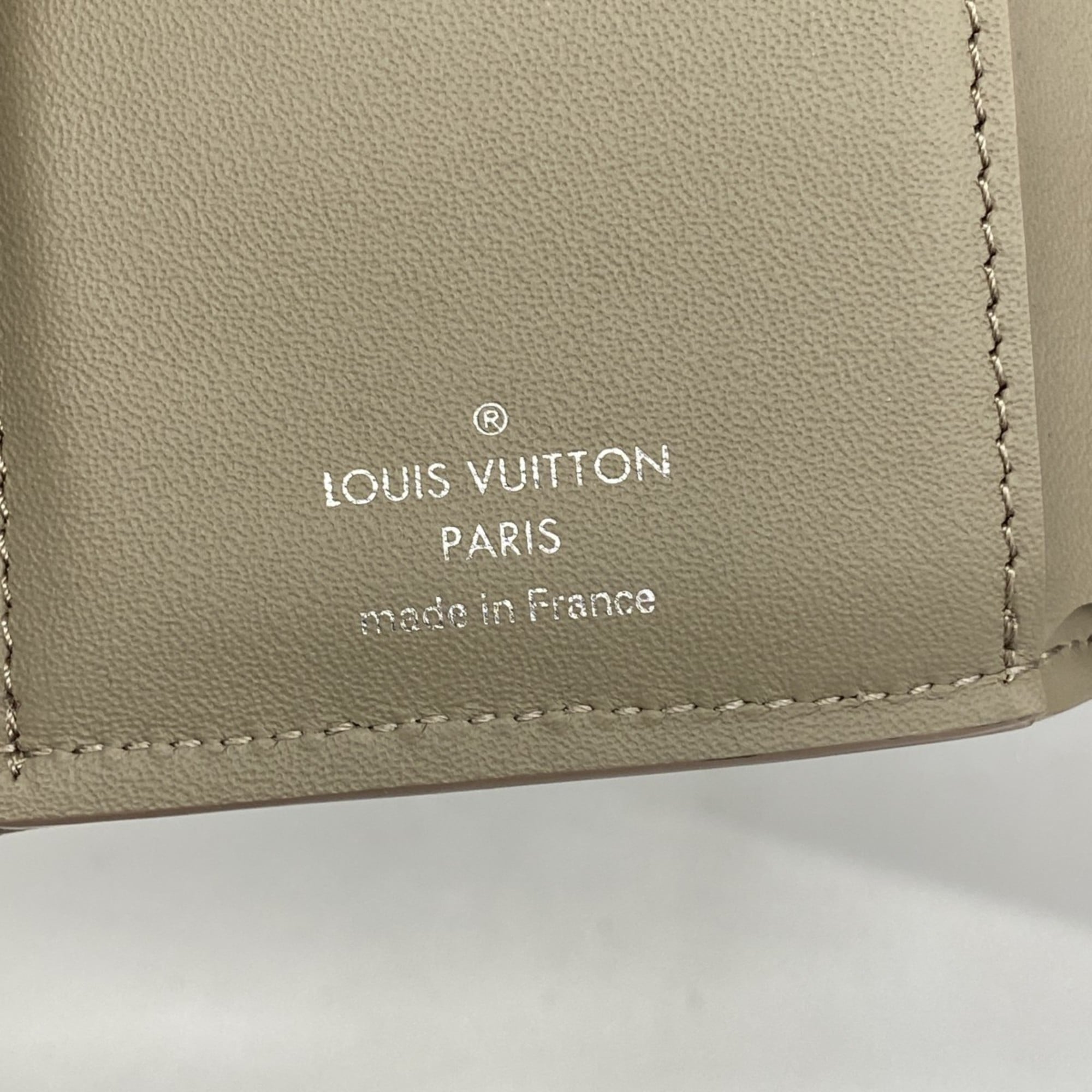 Louis Vuitton Taupe Wallet (Tri-Fold) (Pre-Owned)