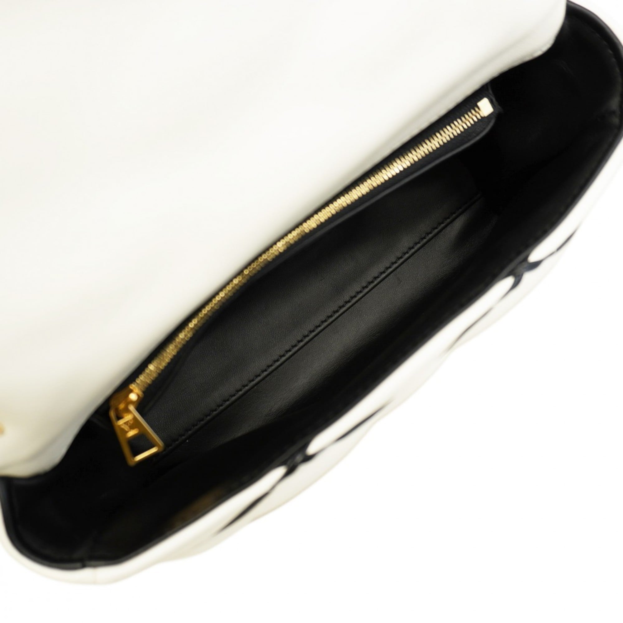 Louis Vuitton Black White Handbag (Pre-Owned)