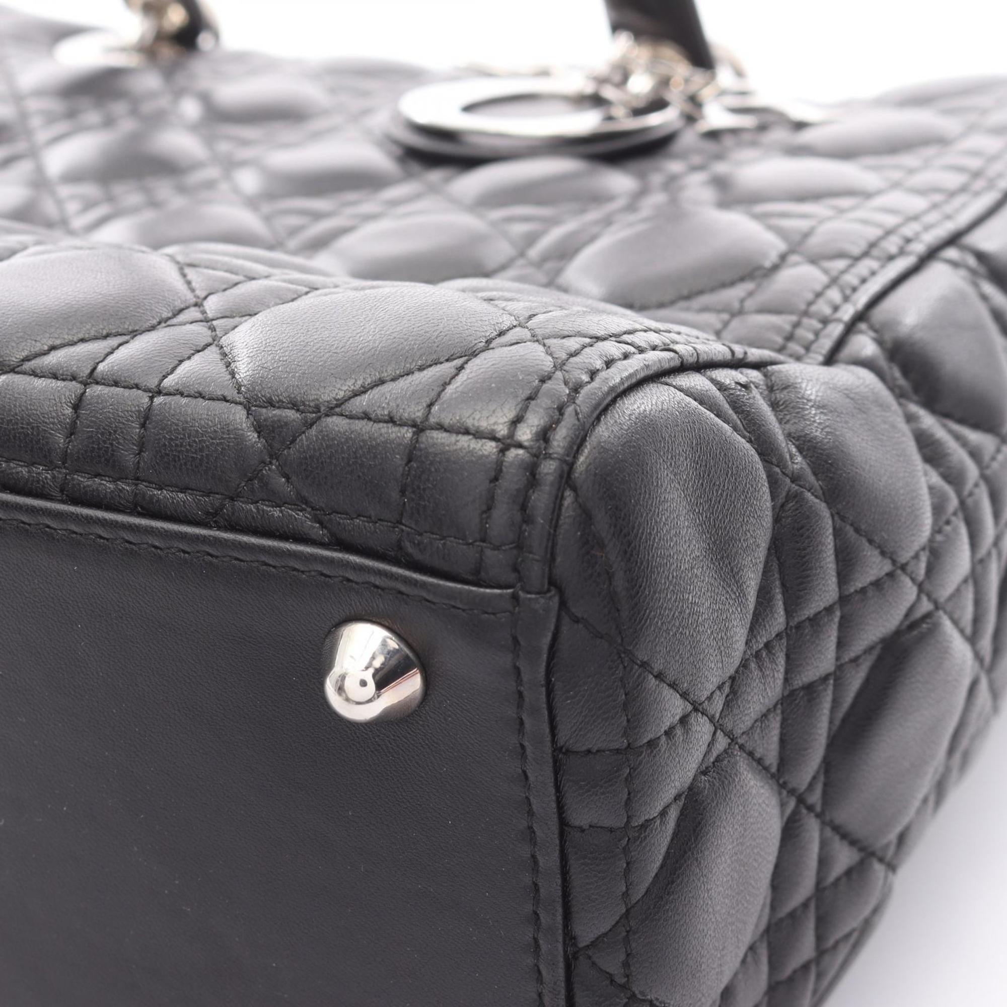 Christian Dior Black Leather Handbag (Pre-Owned)