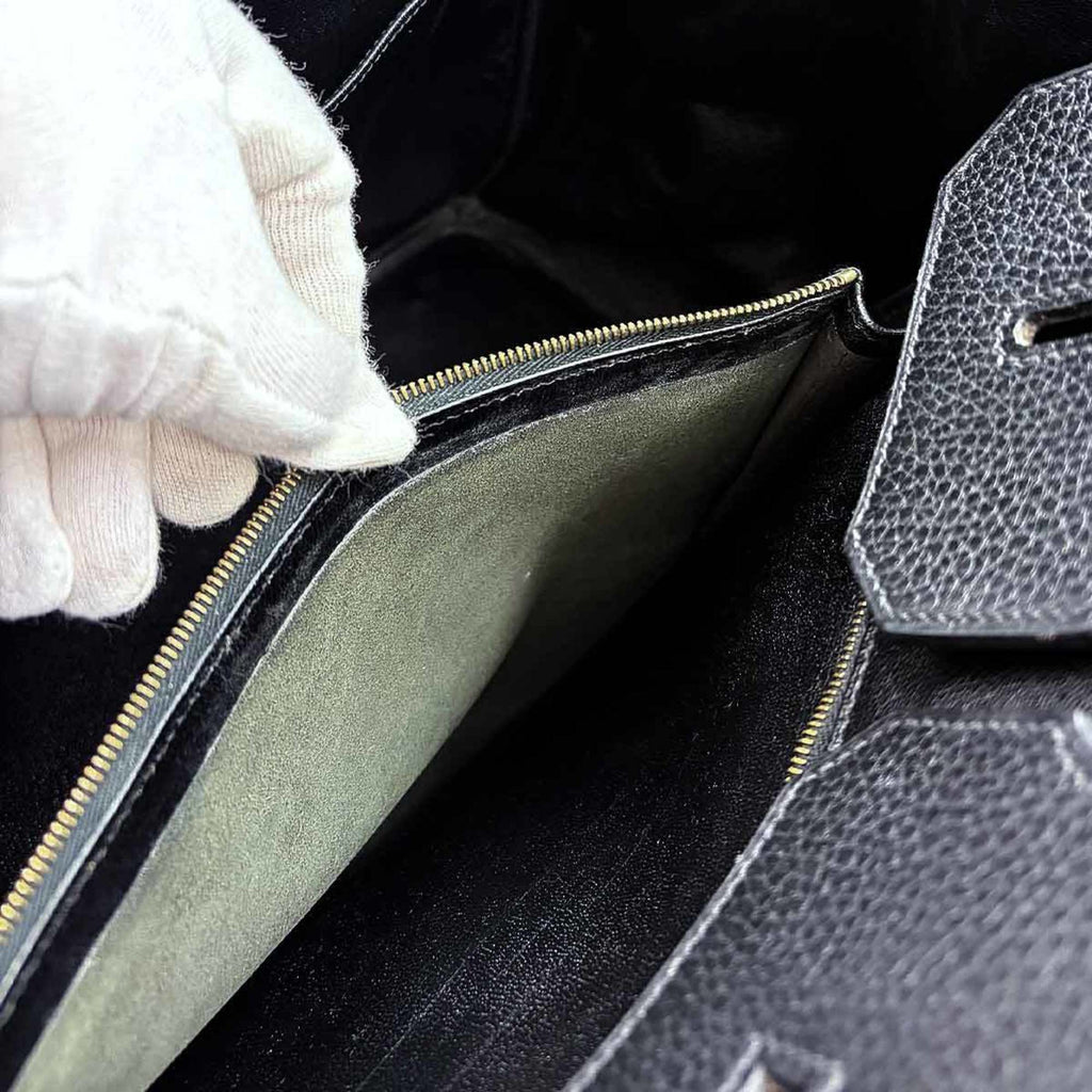 Hermes Black Ardennes Leather Handbag (Pre-Owned)