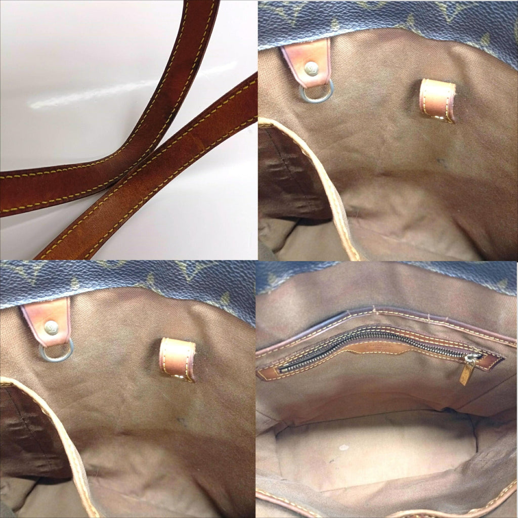 Louis Vuitton Brown Monogram Shoulder Bag Tote Bag (Pre-Owned)