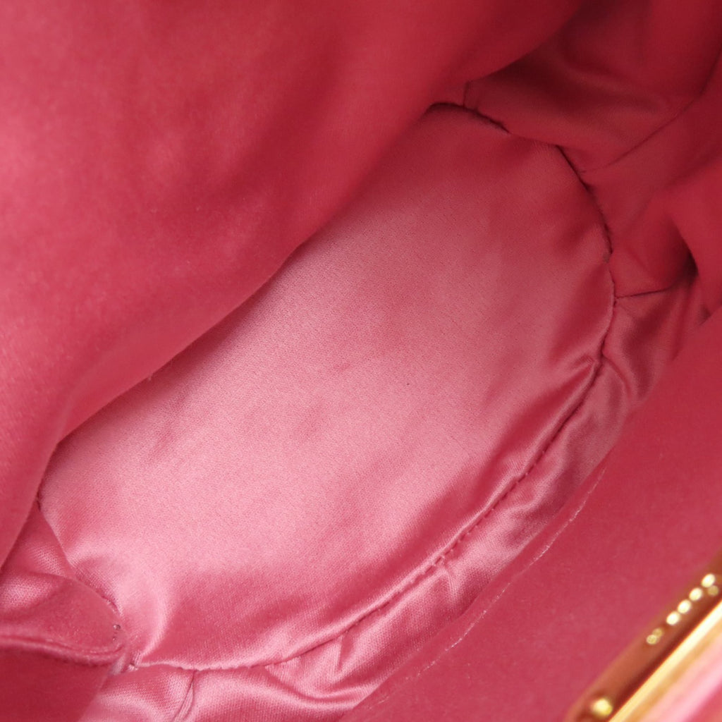 Miu Miu Pink Leather Baguette Bag Shoulder Bag (Pre-Owned)