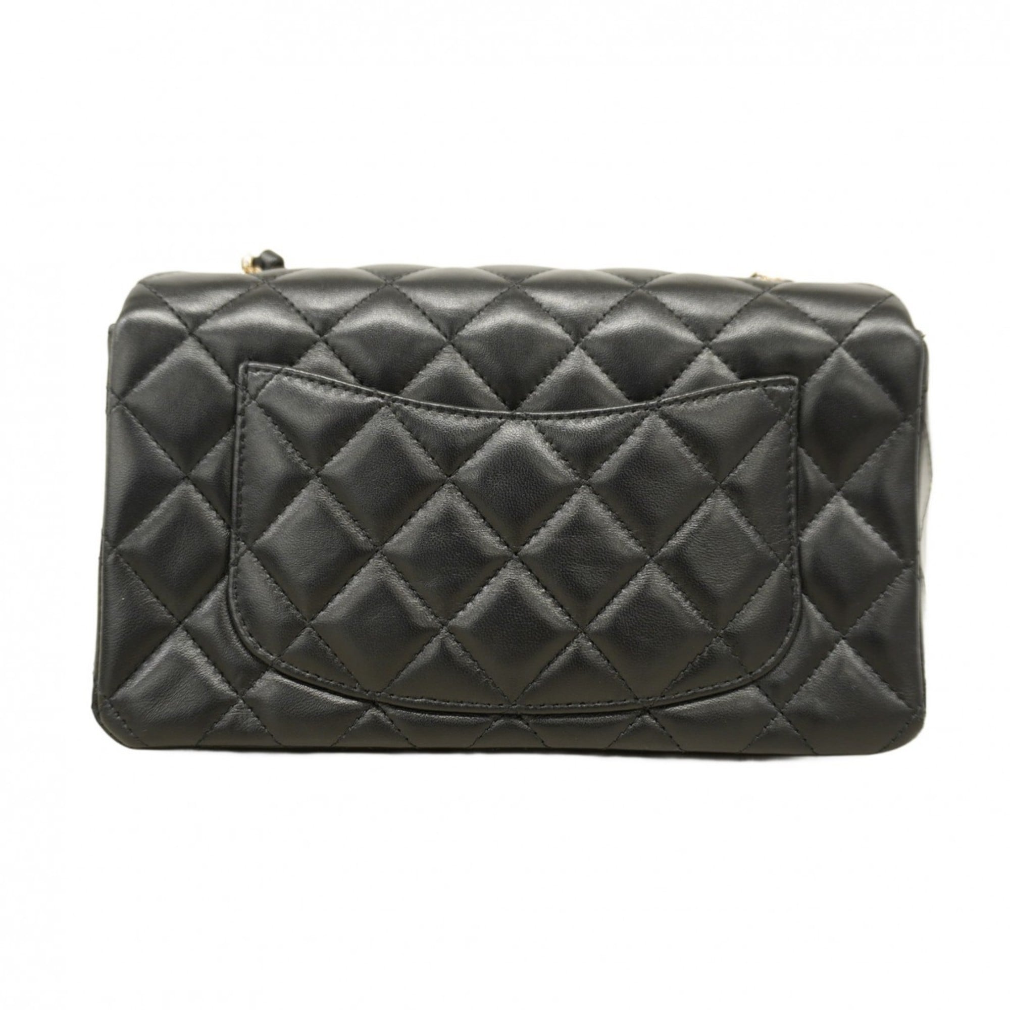 Chanel Black Leather Shoulder Bag (Pre-Owned)