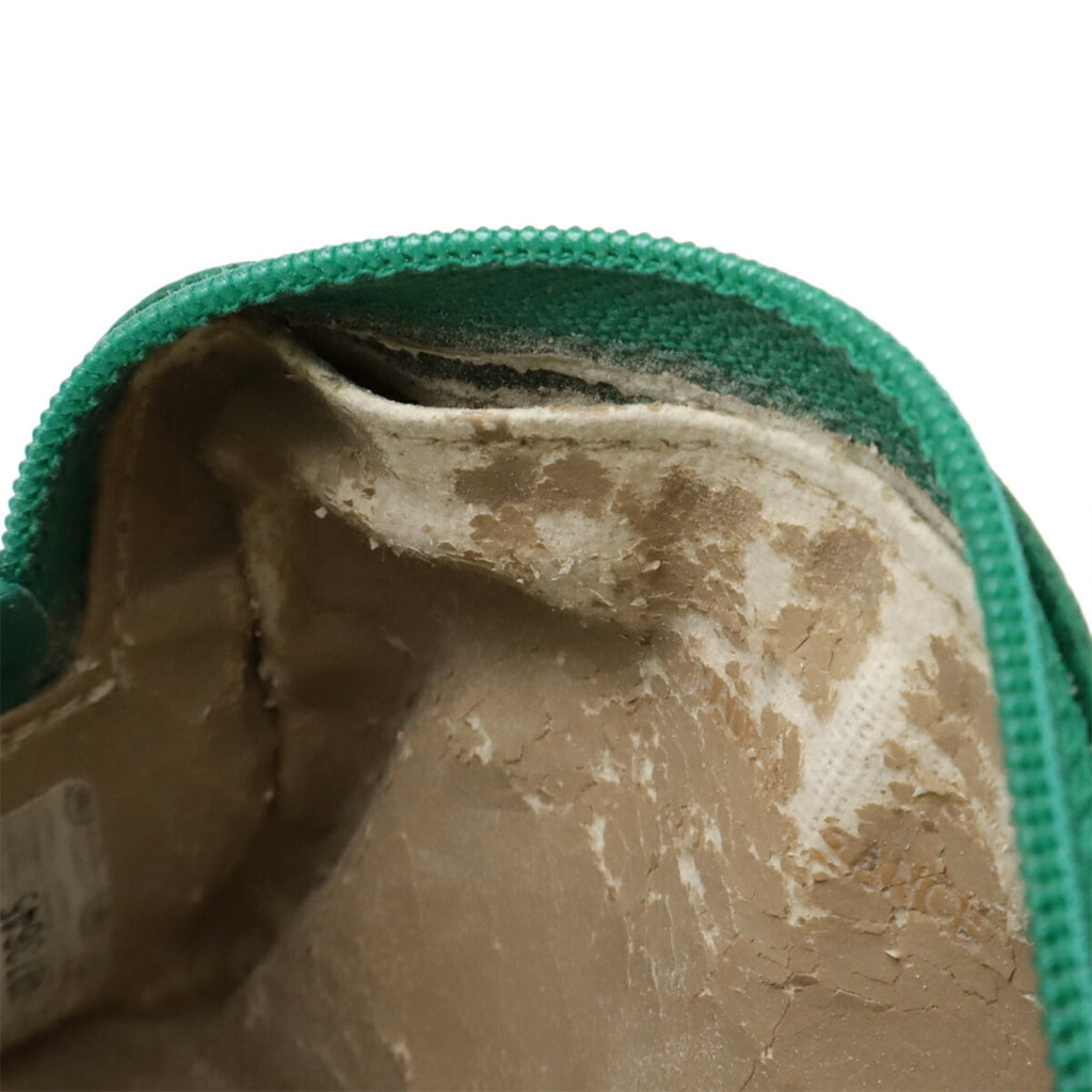 Chanel Green Grained Calfskin Pouch (Pre-Owned)