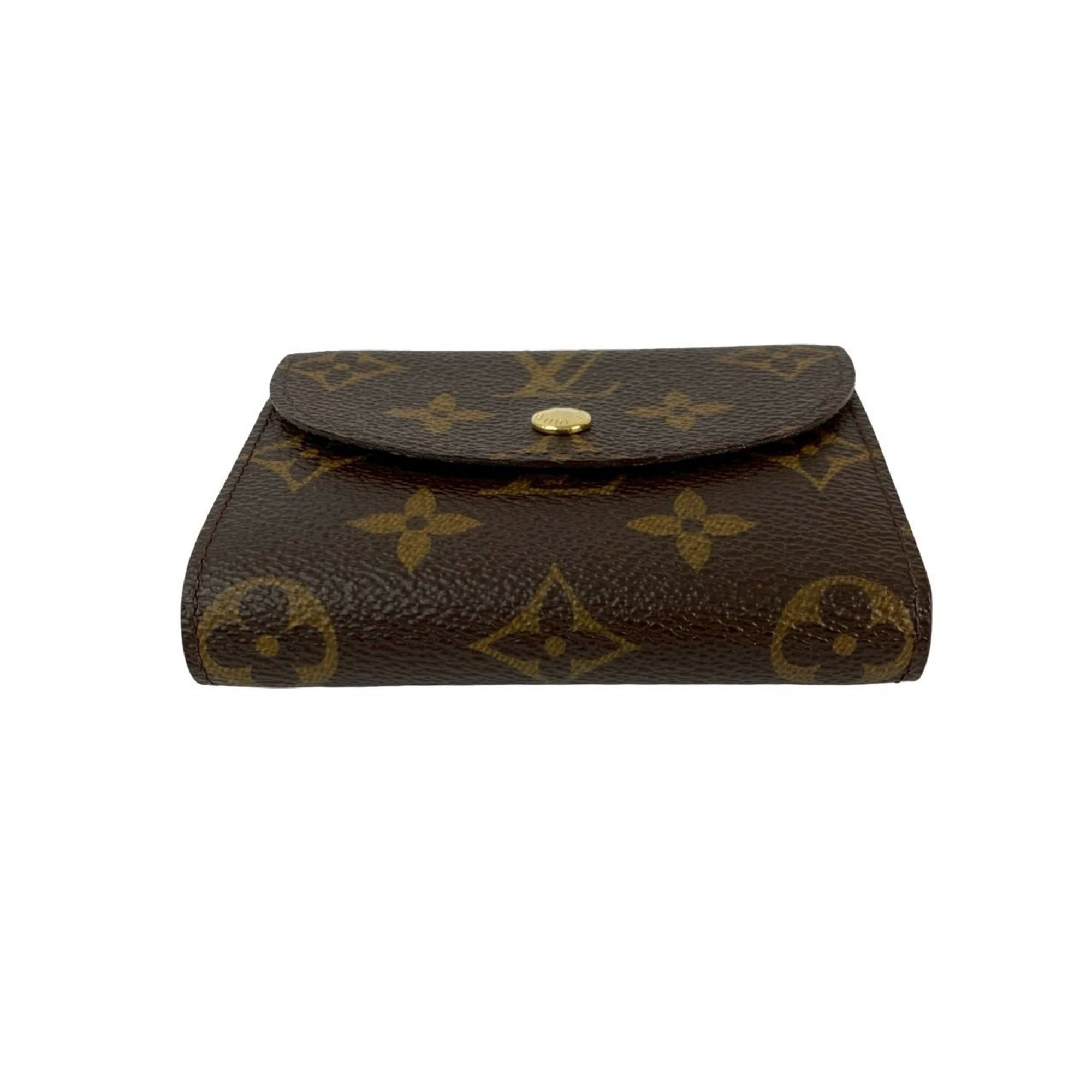 Louis Vuitton Brown Leather Pvc Wallet (Bi-Fold) (Pre-Owned)