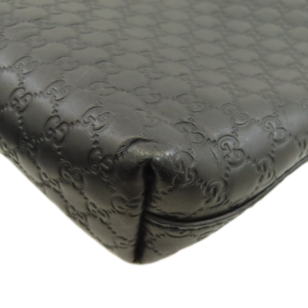 Gucci Black Leather Shoulder Bag (Pre-Owned)