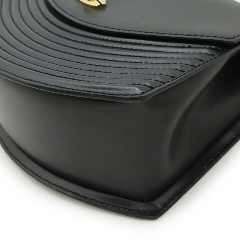 Louis Vuitton Black Noir Epi Leather Handbag Shoulder Bag (Pre-Owned)
