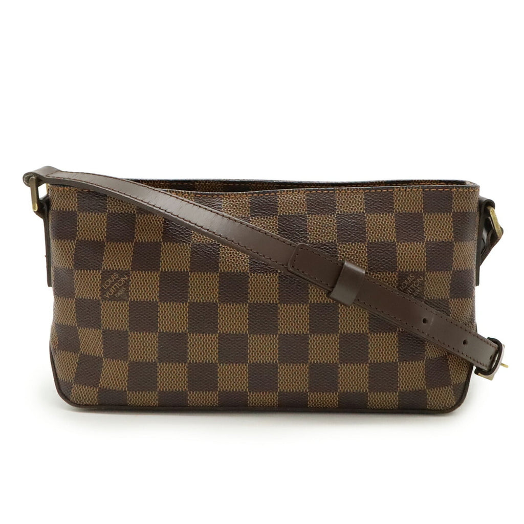 Louis Vuitton Brown Pvc Pochette Shoulder Bag (Pre-Owned)