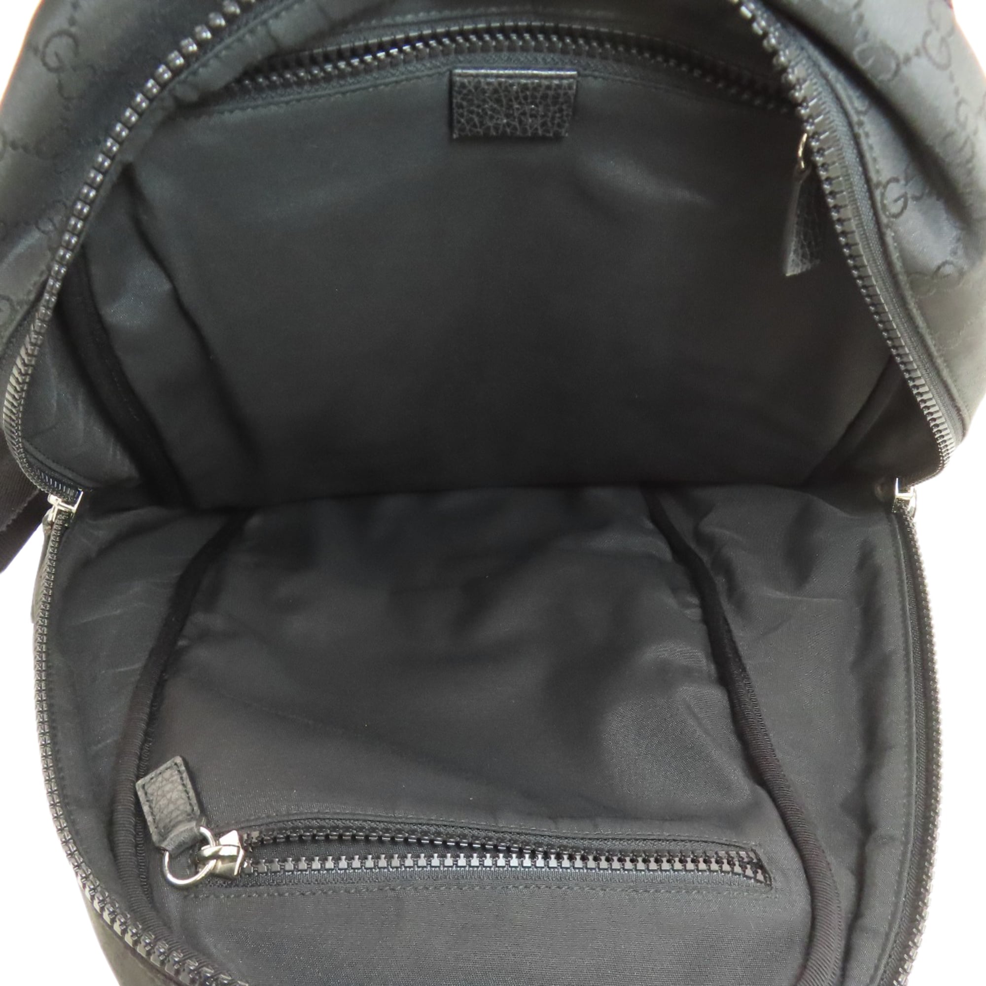 Gucci Black Canvas Backpack (Pre-Owned)