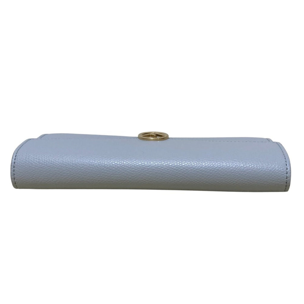 Fendi Light Gray Long Wallet (Bi-Fold) (Pre-Owned)