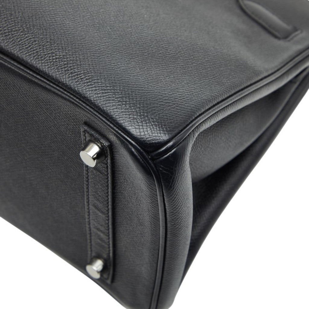 Hermes Black Epsom Leather Handbag (Pre-Owned)