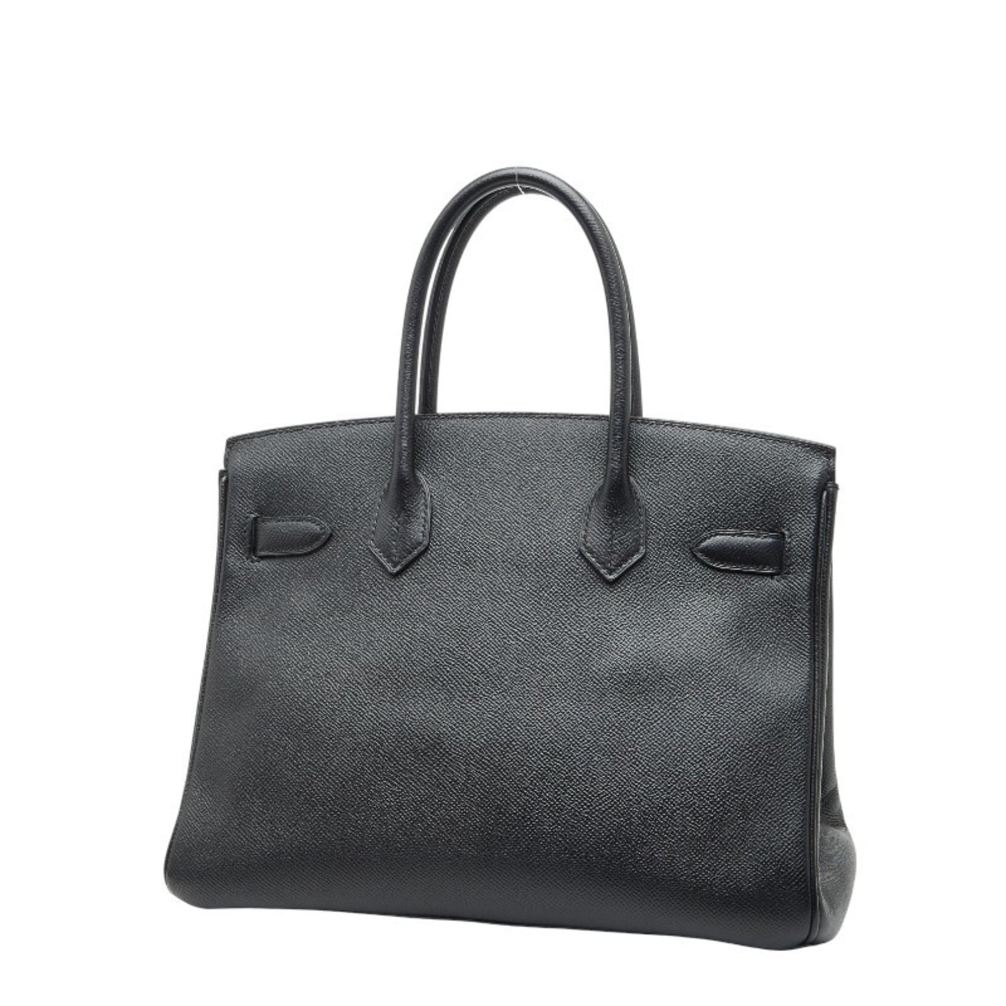 Hermes Black Epsom Leather Handbag (Pre-Owned)
