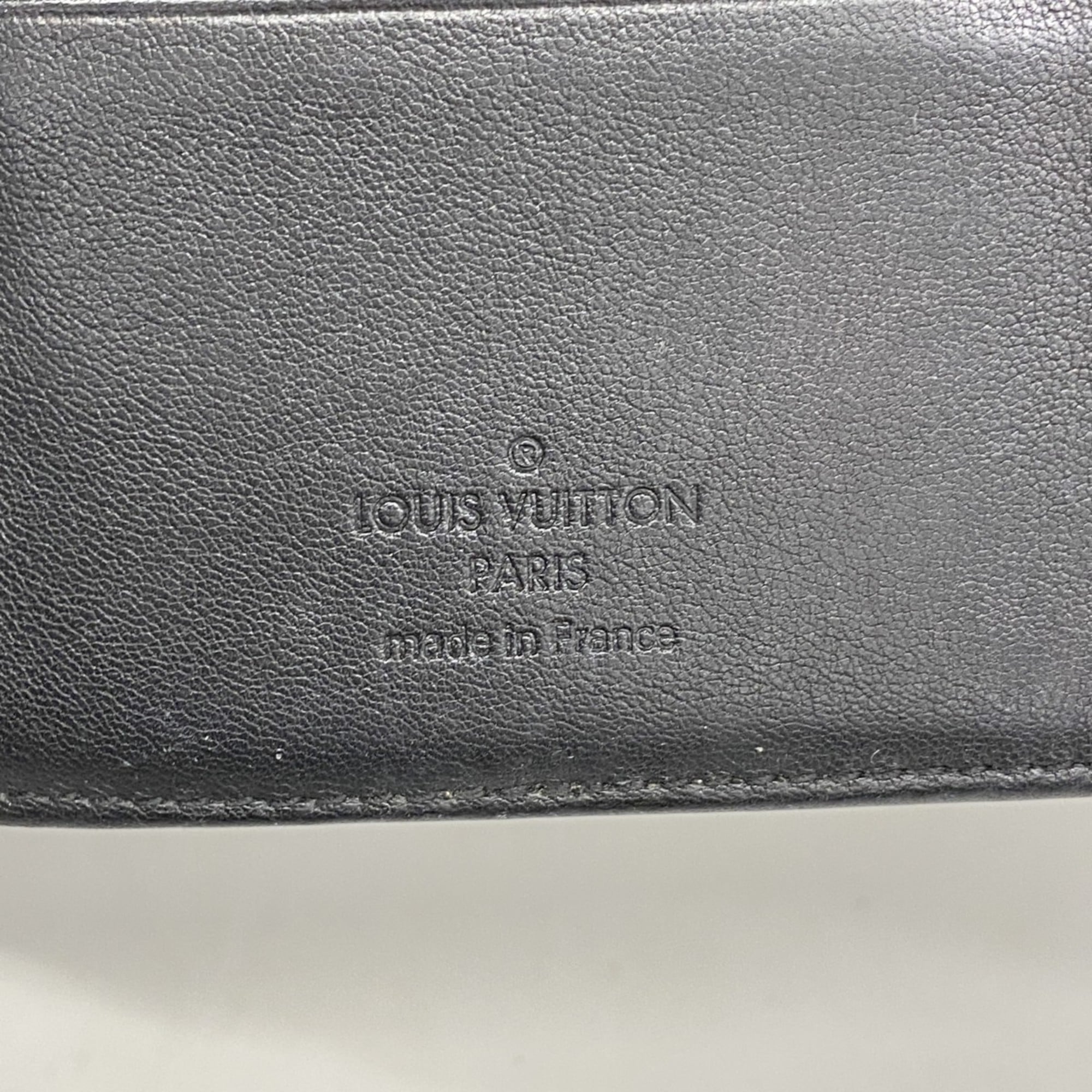Louis Vuitton Noir Long Wallet (Tri-Fold) (Pre-Owned)