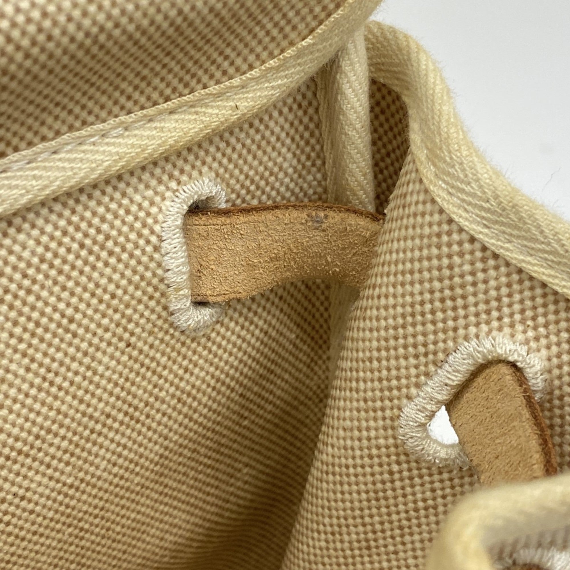 Hermes Natural Toile H Handbag (Pre-Owned)