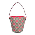 Gucci Beige Pink Gg Supreme Canvas Handbag (Pre-Owned)