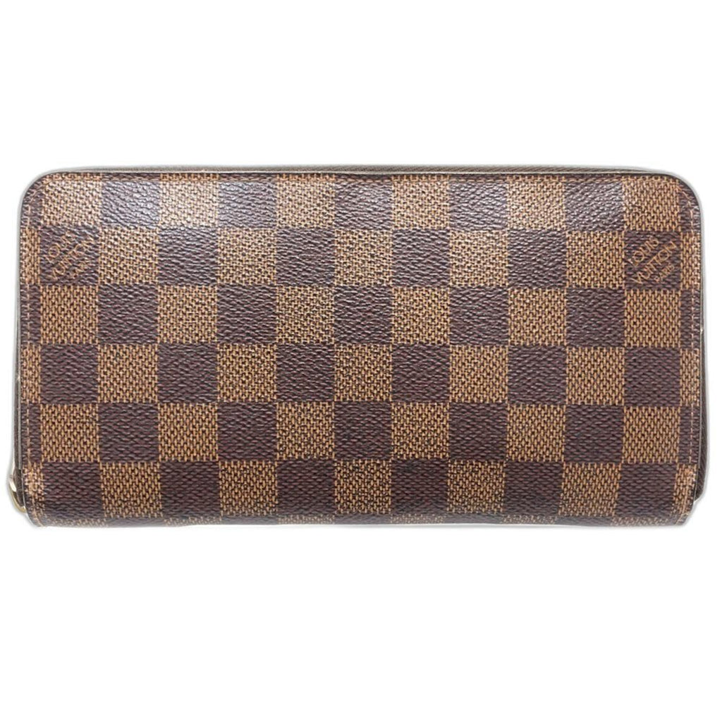 Louis Vuitton Damier Damier Canvas Ebene Damier Canvas Long Wallet (Bi-Fold) (Pre-Owned)