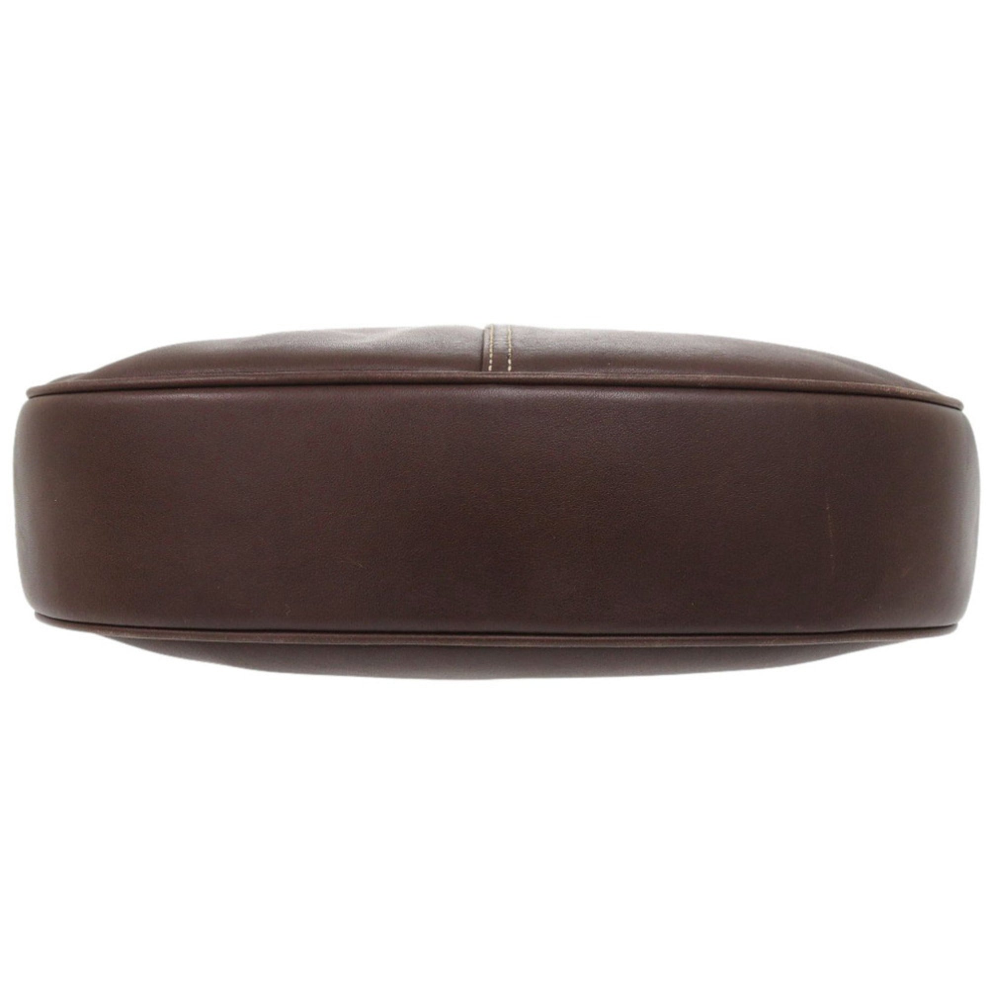Coach Brown Leather Shoulder Bag (Pre-Owned)