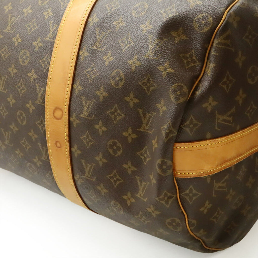 Louis Vuitton Brown Pvc Boston Bag Shoulder Bag (Pre-Owned)