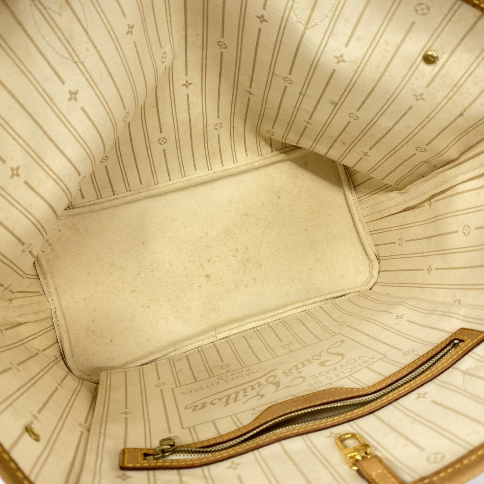Louis Vuitton White Tote Bag (Pre-Owned)
