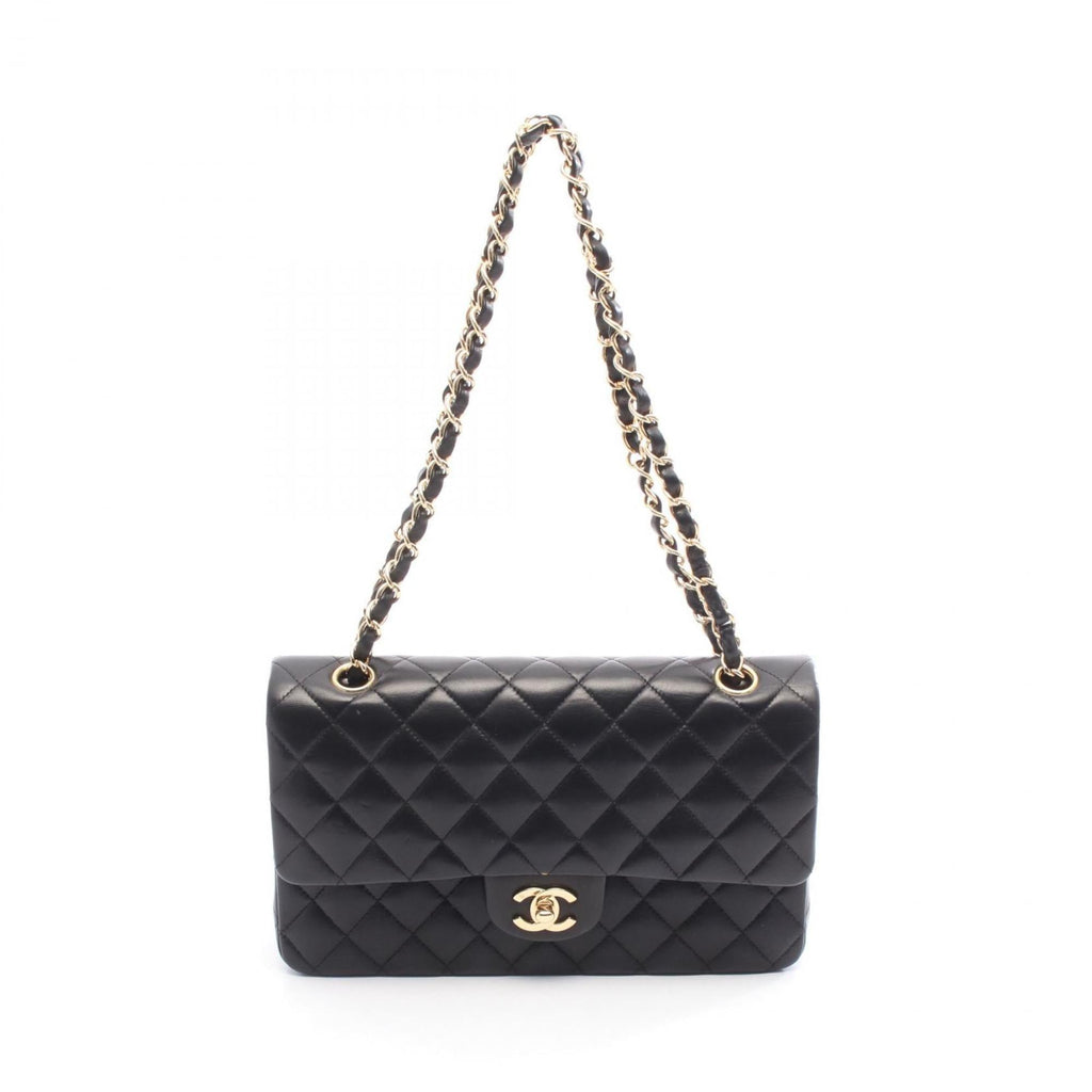 Chanel Black Leather Shoulder Bag (Pre-Owned)