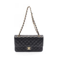 Chanel Black Leather Shoulder Bag (Pre-Owned)