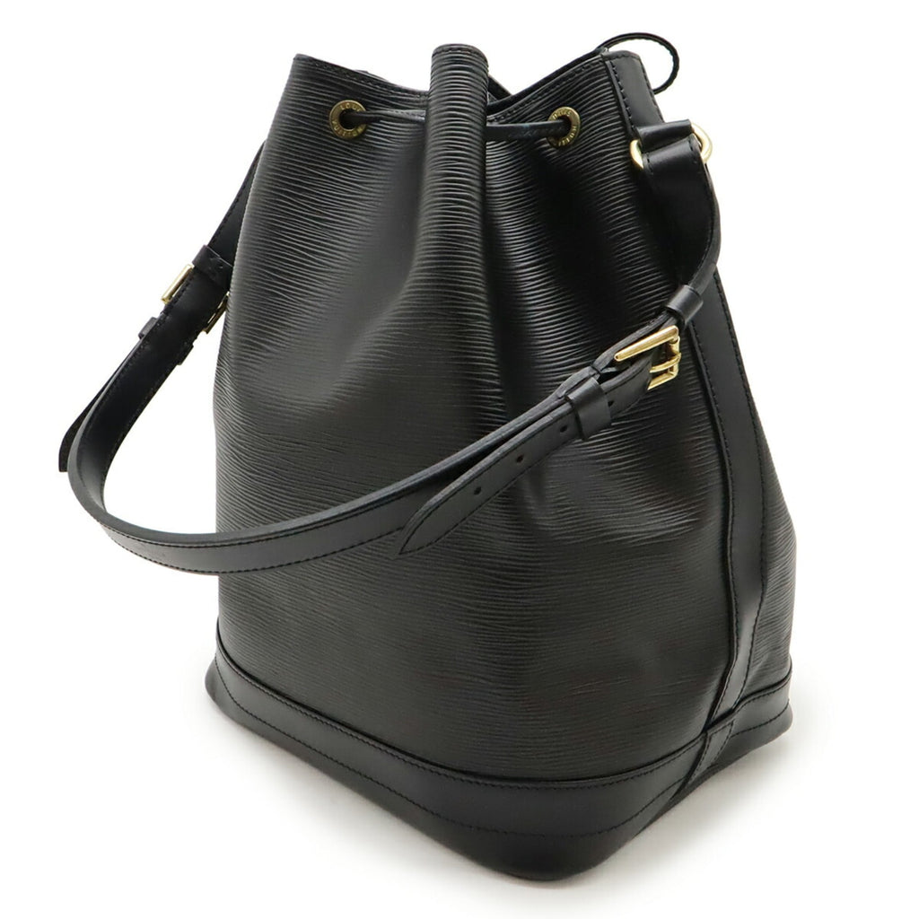 Louis Vuitton Black Noir Epi Leather Shoulder Bag (Pre-Owned)