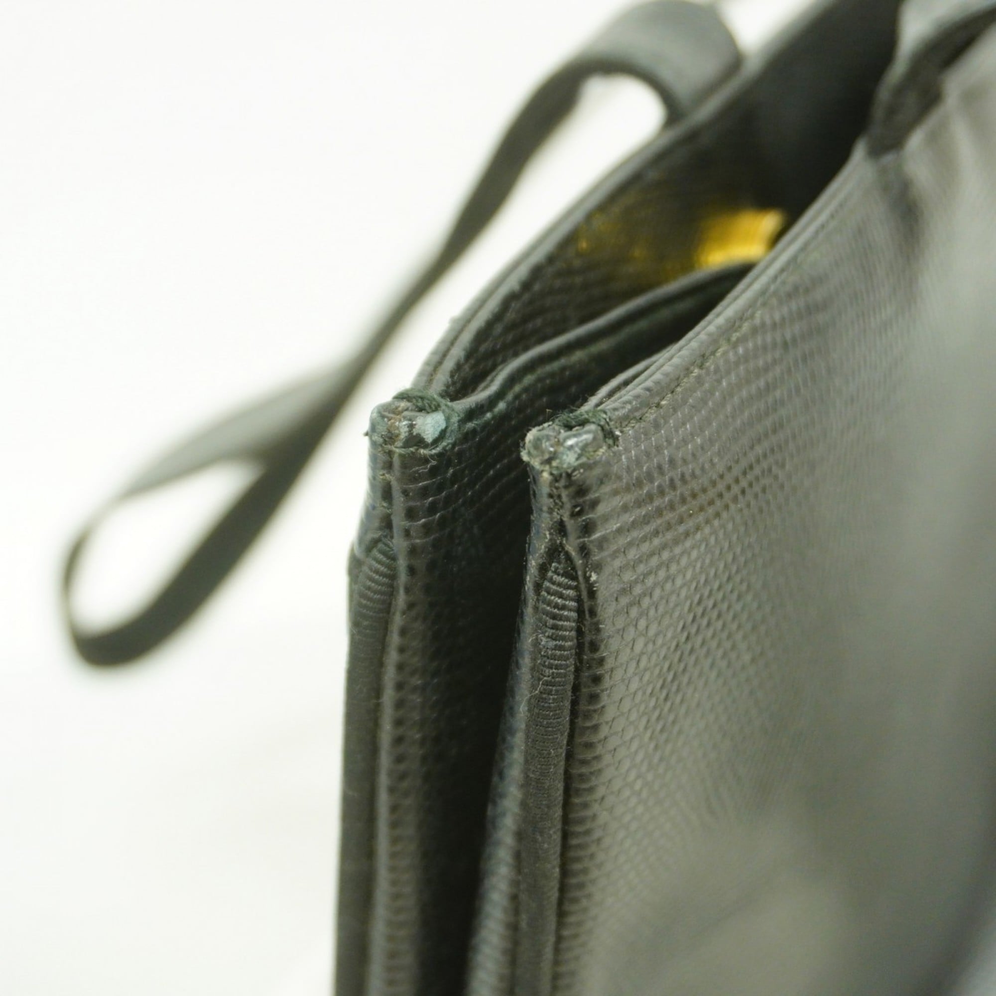 Salvatore Ferragamo Black Leather Tote Bag (Pre-Owned)
