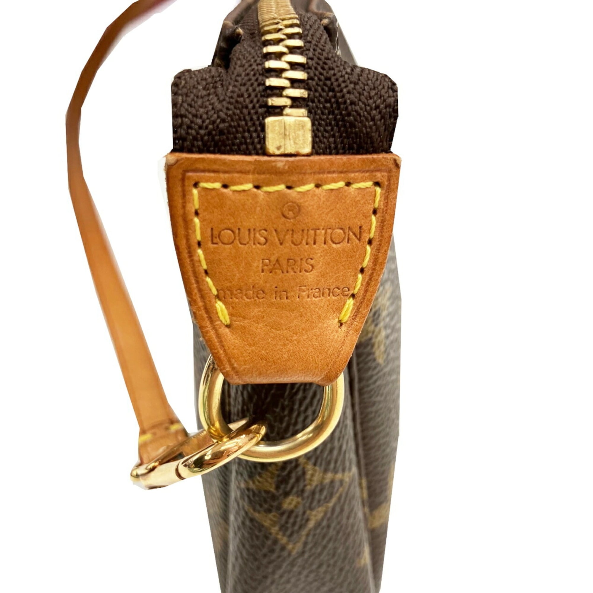 Louis Vuitton Brown Monogram Pochette Pouch Shoulder Bag (Pre-Owned)