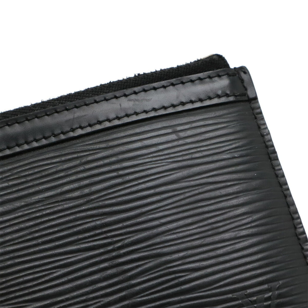 Louis Vuitton Black Noir Epi Leather Coin Purse/Coin Case (Pre-Owned)