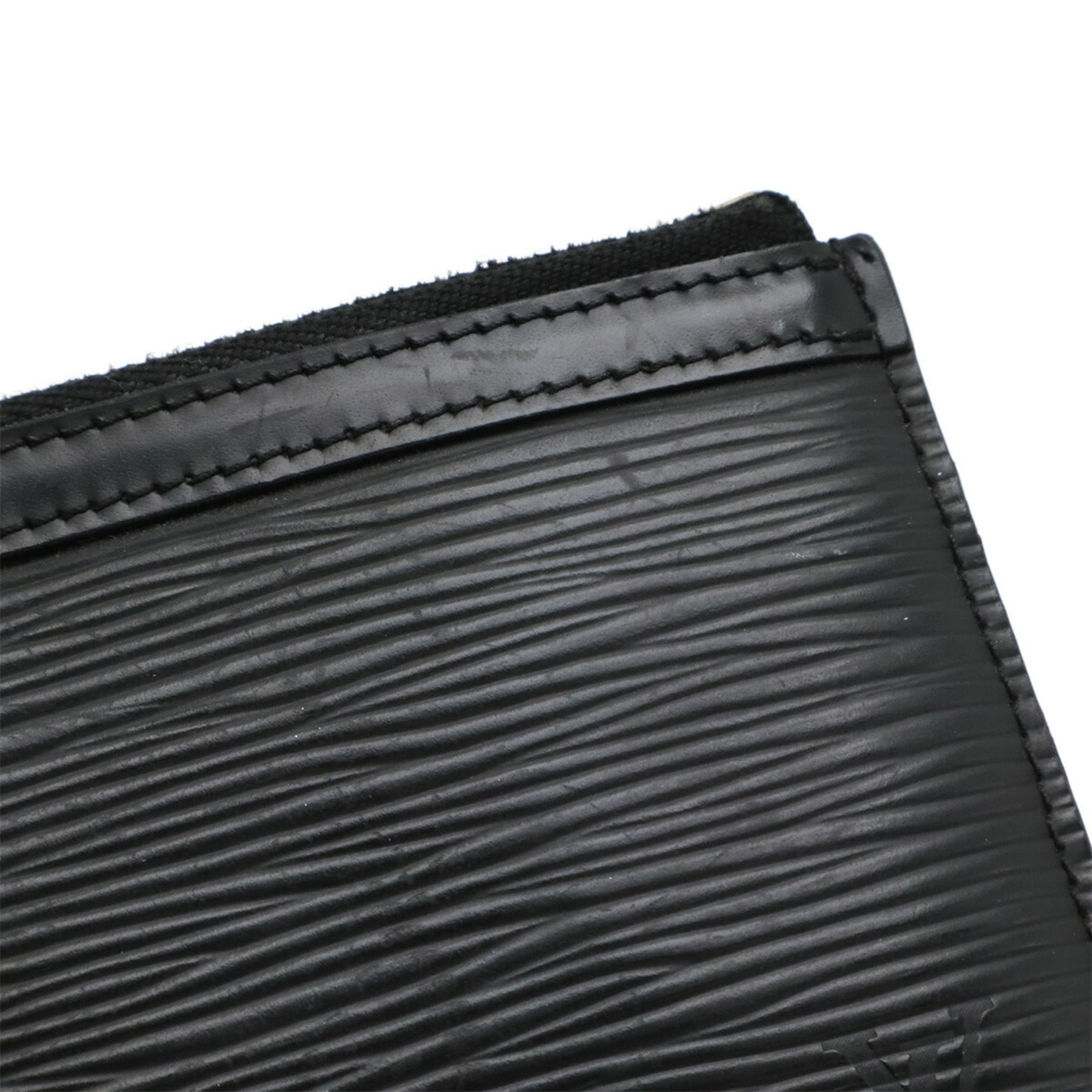 Louis Vuitton Black Noir Epi Leather Coin Purse/Coin Case (Pre-Owned)
