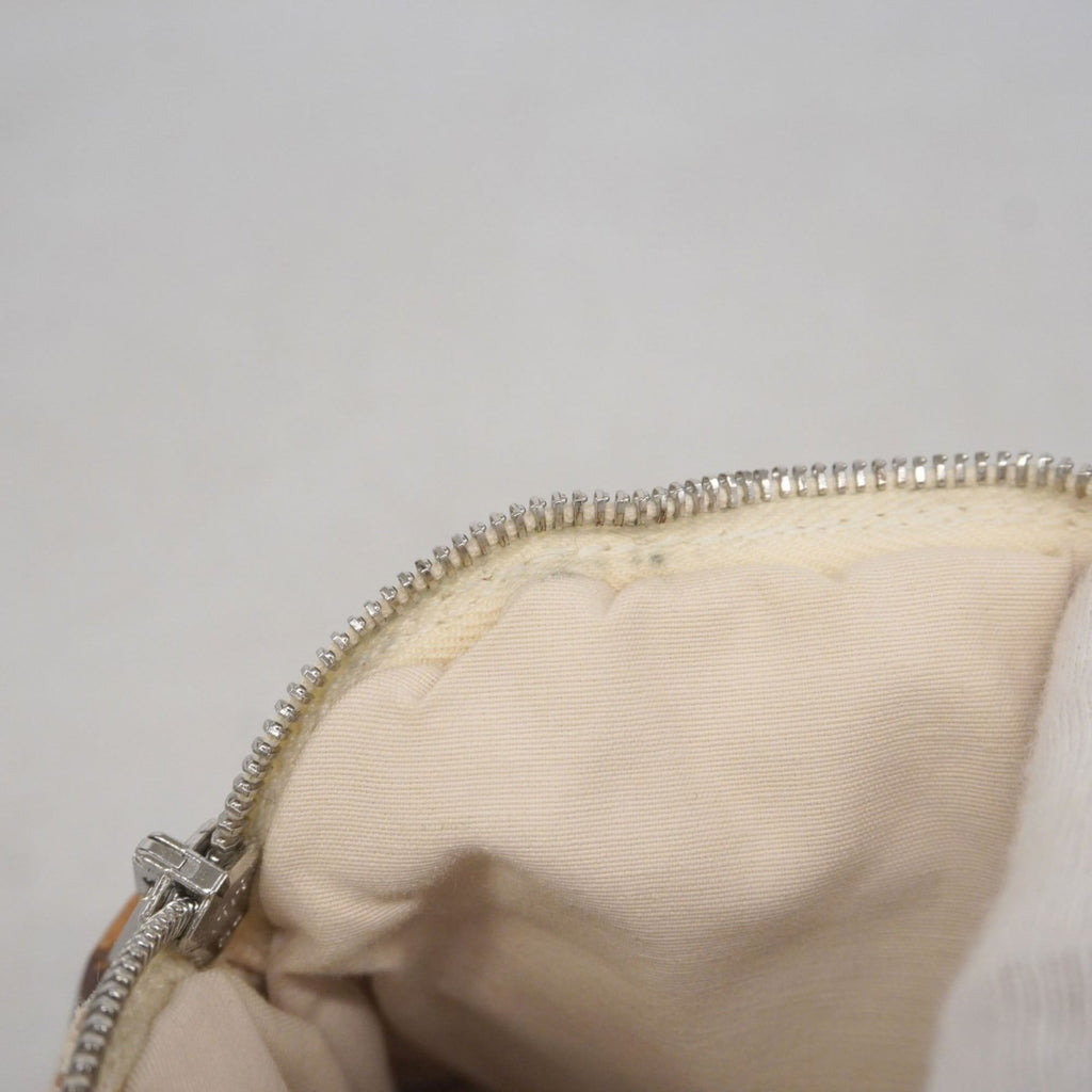 Hermes Ivory Toile H Pouch (Pre-Owned)