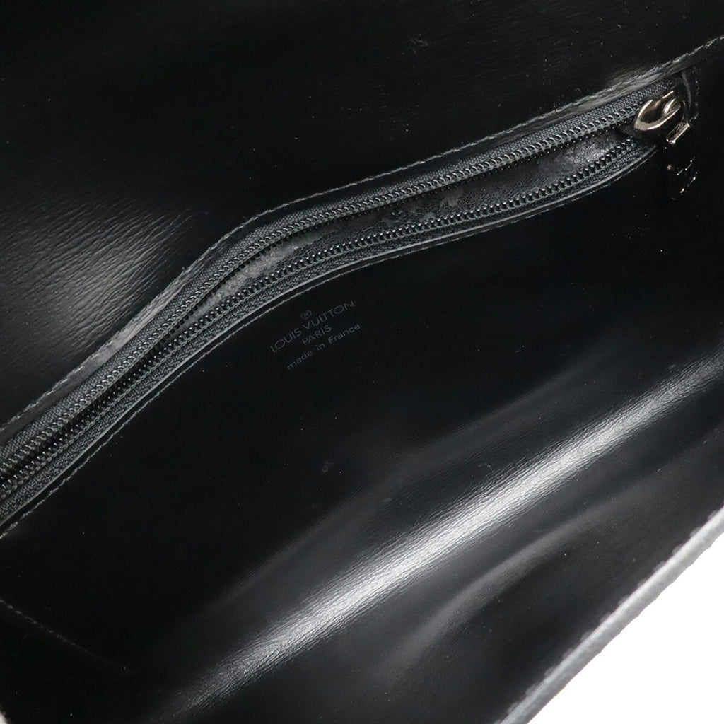 Louis Vuitton Epi Black Noir Epi Leather Clutch Bag (Pre-Owned)