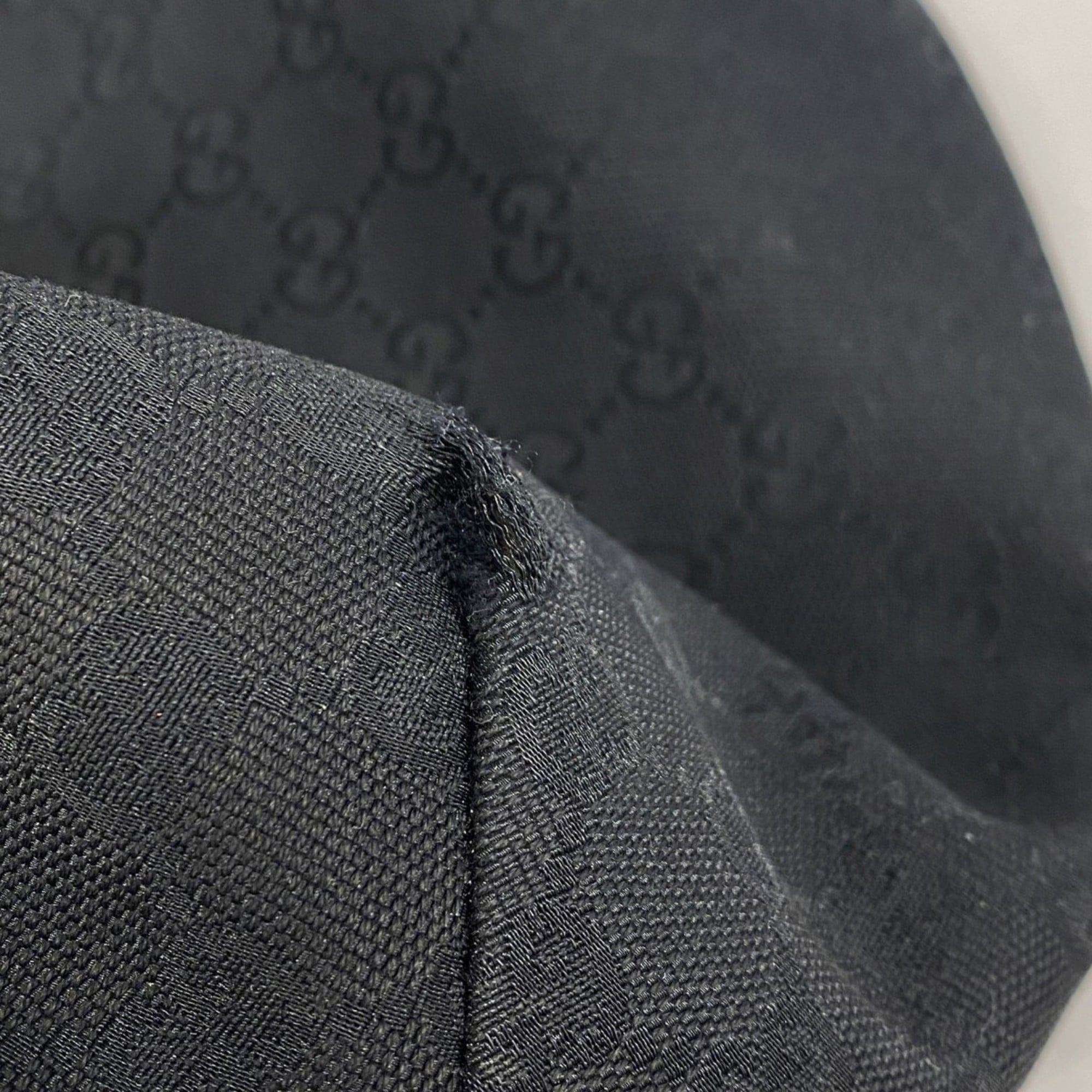 Gucci Black Canvas Shoulder Bag (Pre-Owned)