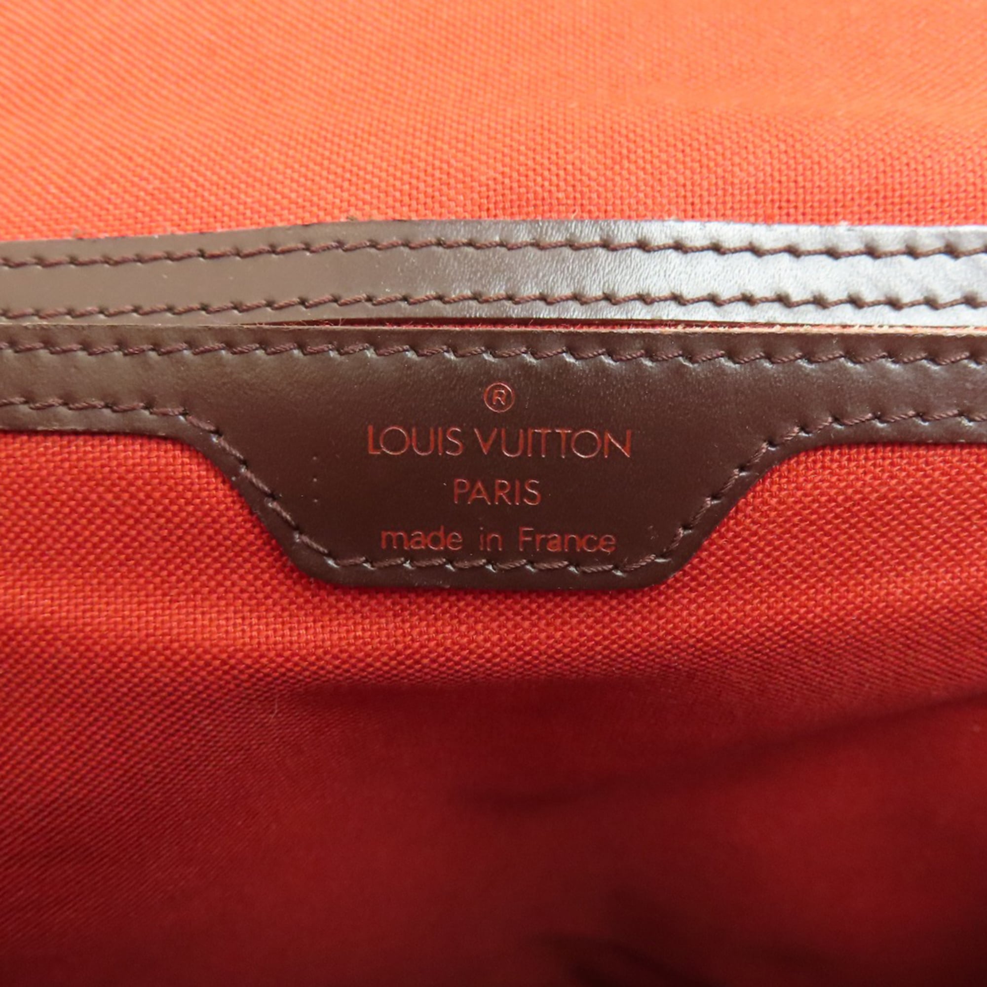 Louis Vuitton Damier Canvas Ebene Damier Canvas Backpack (Pre-Owned)